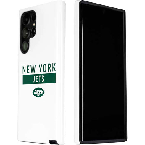 NFL New York Jets White Performance Series Galaxy S22 Ultra Pro Case