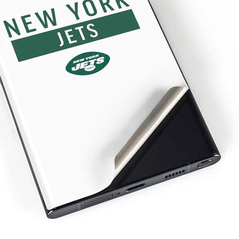 NFL New York Jets White Performance Series Galaxy S22 Ultra Skin