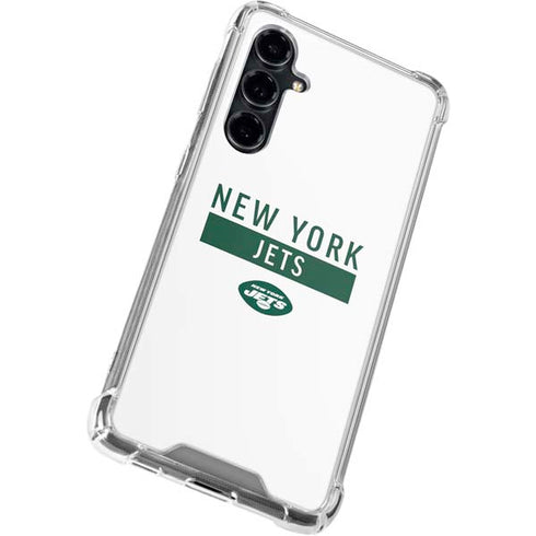 NFL New York Jets White Performance Series Galaxy S23 FE Clear Case