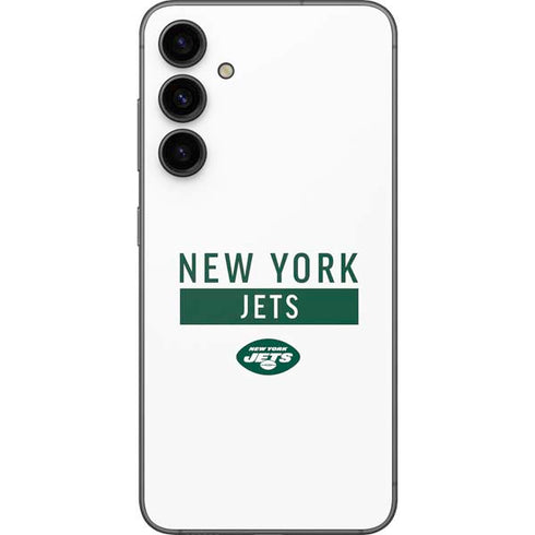 NFL New York Jets White Performance Series Galaxy S23 FE Skin