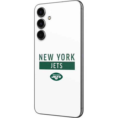NFL New York Jets White Performance Series Galaxy S23 FE Skin
