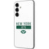 NFL New York Jets White Performance Series Galaxy S23 FE Skin