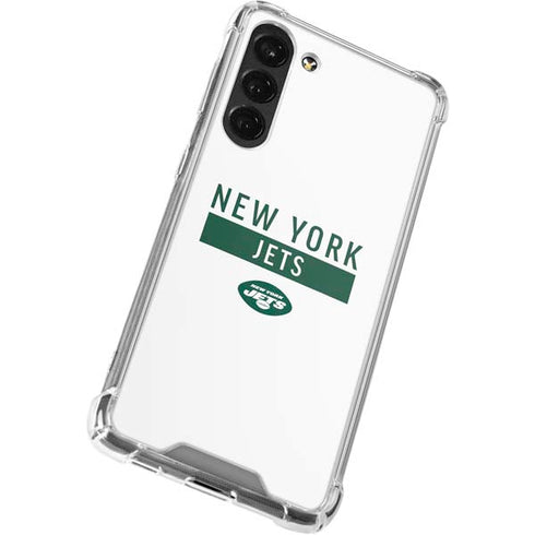 NFL New York Jets White Performance Series Galaxy S23 Plus Clear Case