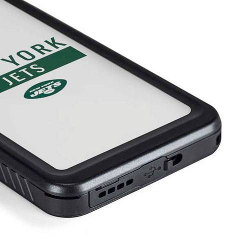 NFL New York Jets White Performance Series Galaxy S23 Plus Waterproof Case