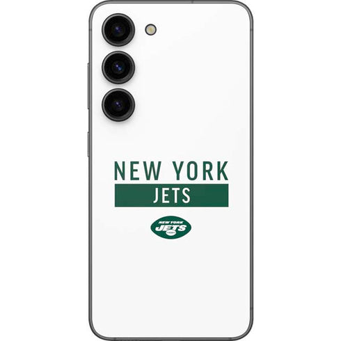 NFL New York Jets White Performance Series Galaxy S23 Skin