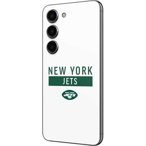 NFL New York Jets White Performance Series Galaxy S23 Skin