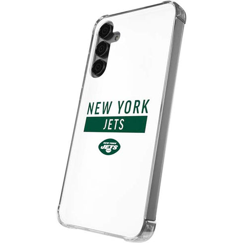 NFL New York Jets White Performance Series Galaxy S24 Plus Clear Case