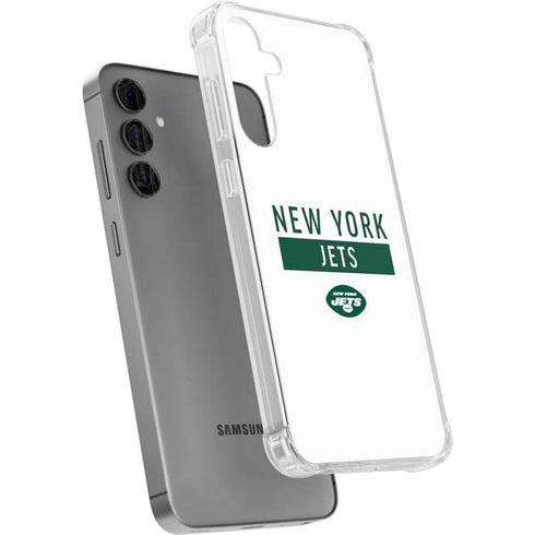 NFL New York Jets White Performance Series Galaxy S24 Plus Clear Case