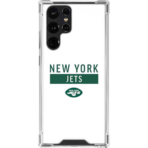 NFL New York Jets White Performance Series Galaxy S24 Ultra Clear Case