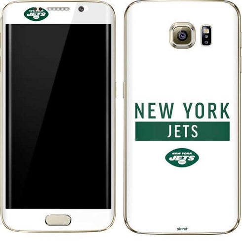 NFL New York Jets White Performance Series Galaxy S7 Edge Skin