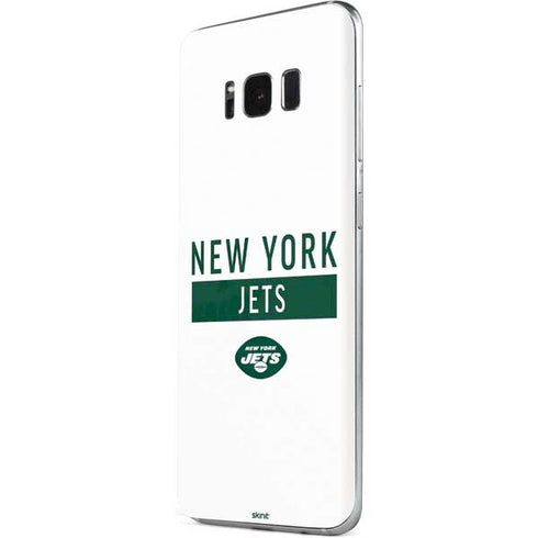 NFL New York Jets White Performance Series Galaxy S8 Skin