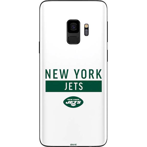 NFL New York Jets White Performance Series Galaxy S9 Skin