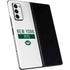 NFL New York Jets White Performance Series Galaxy Z Fold2 5G Skin