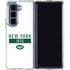 NFL New York Jets White Performance Series Galaxy Z Fold5 5G Clear Case