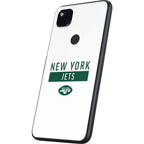 NFL New York Jets White Performance Series Google Pixel 4a Skin
