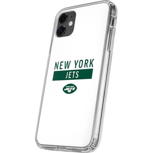 NFL New York Jets White Performance Series iPhone 11 Clear Case