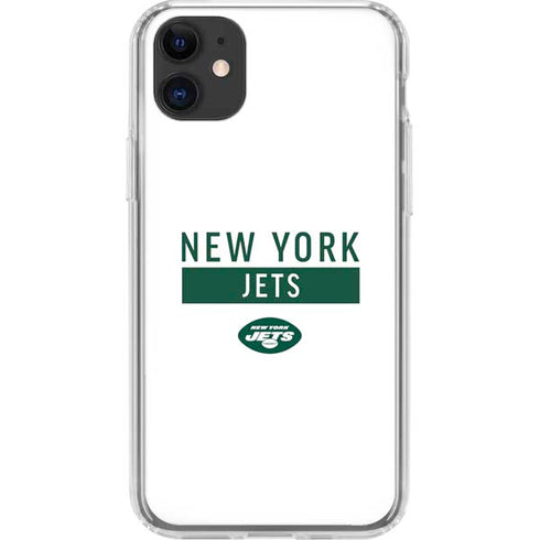 NFL New York Jets White Performance Series iPhone 11 Clear Case