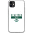 NFL New York Jets White Performance Series iPhone 11 Clear Case