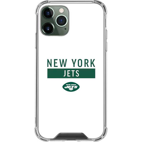 NFL New York Jets White Performance Series iPhone 11 Pro Max Clear Case