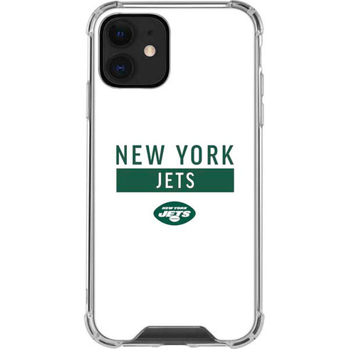 NFL New York Jets White Performance Series iPhone 12 Clear Case