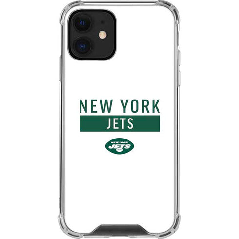 NFL New York Jets White Performance Series iPhone 12 Mini Clear Case