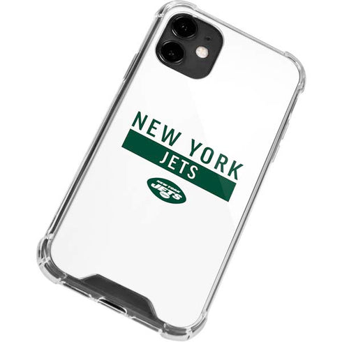 NFL New York Jets White Performance Series iPhone 12 Mini Clear Case