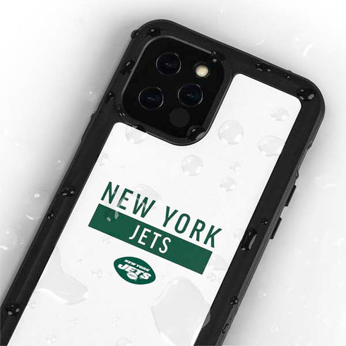 NFL New York Jets White Performance Series iPhone 12 Pro Max Waterproof Case