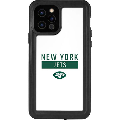 NFL New York Jets White Performance Series iPhone 12 Pro Waterproof Case