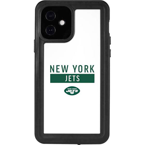NFL New York Jets White Performance Series iPhone 12 Waterproof Case