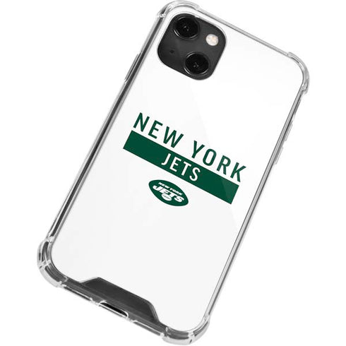 NFL New York Jets White Performance Series iPhone 13 Mini Clear Case