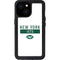 NFL New York Jets White Performance Series iPhone 13 Mini Waterproof Case