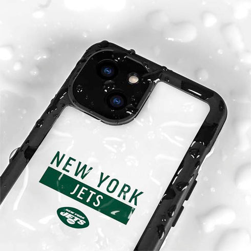 NFL New York Jets White Performance Series iPhone 13 Mini Waterproof Case