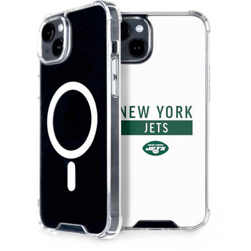 NFL New York Jets White Performance Series iPhone 15 Plus MagSafe Case