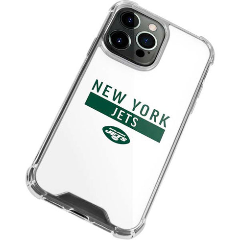 NFL New York Jets White Performance Series iPhone 15 Pro Clear Case