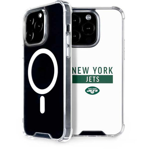 NFL New York Jets White Performance Series iPhone 15 Pro MagSafe Case