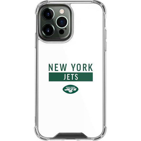 NFL New York Jets White Performance Series iPhone 14 Pro Max Clear Case