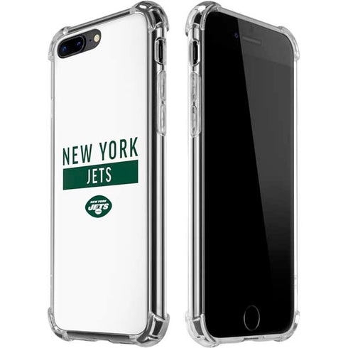 NFL New York Jets White Performance Series iPhone 7/8 Plus Clear Case