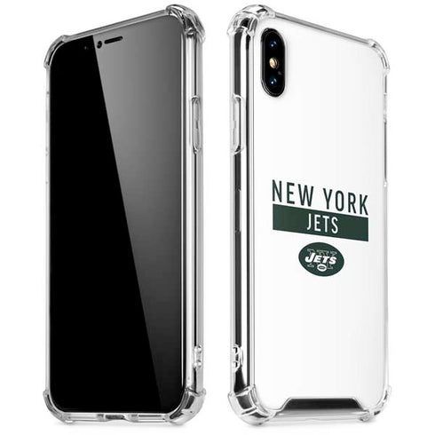 NFL New York Jets White Performance Series iPhone X/XS Clear Case