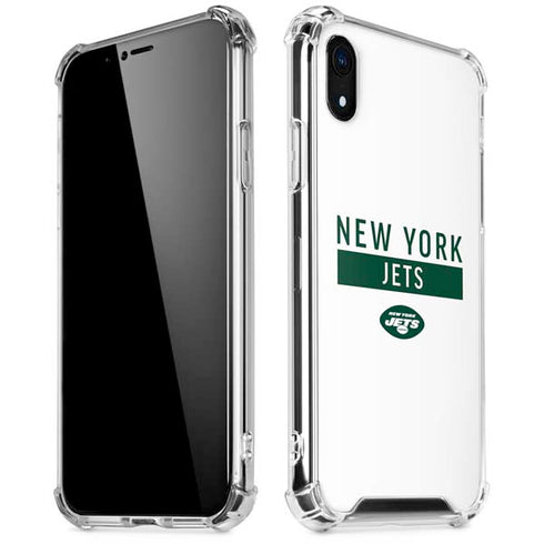 NFL New York Jets White Performance Series iPhone XR Clear Case