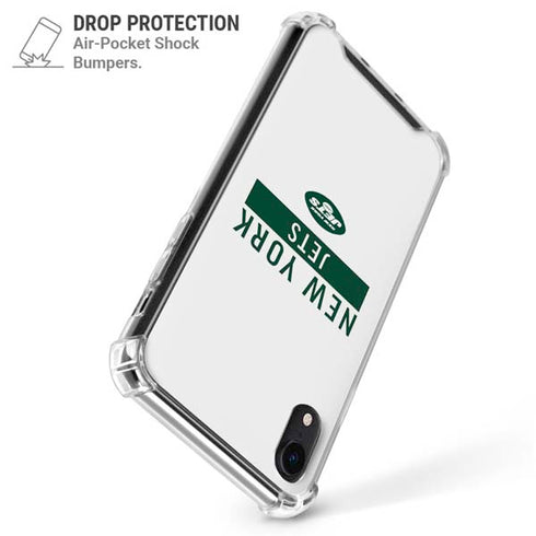 NFL New York Jets White Performance Series iPhone XR Clear Case