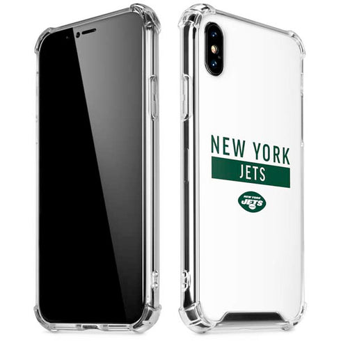 NFL New York Jets White Performance Series iPhone XS Max Clear Case