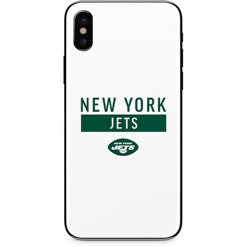 NFL New York Jets White Performance Series iPhone XS Max Skin