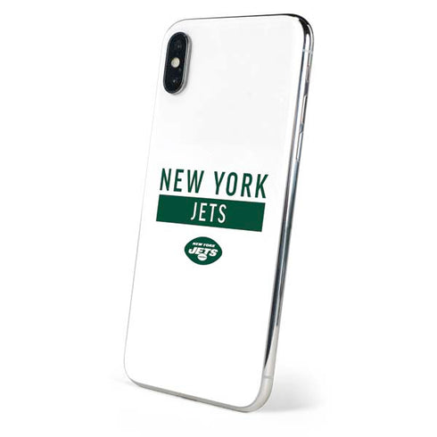 NFL New York Jets White Performance Series iPhone XS Skin