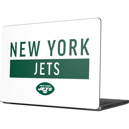 NFL New York Jets White Performance Series MacBook Pro 14in (2021-24) Skin