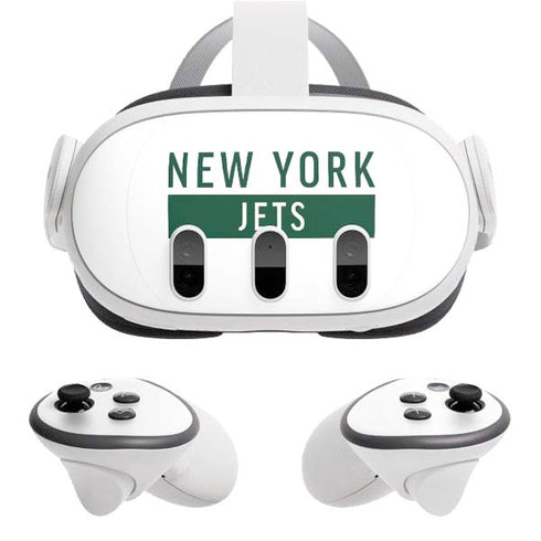 NFL New York Jets White Performance Series Meta Quest 3 Skin