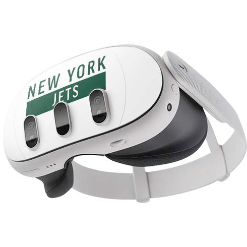 NFL New York Jets White Performance Series Meta Quest 3 Skin