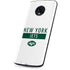 NFL New York Jets White Performance Series Moto G6 Skin