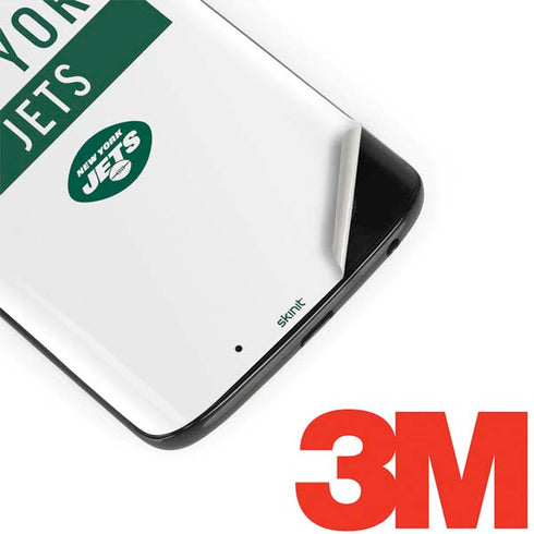 NFL New York Jets White Performance Series Moto G6 Skin