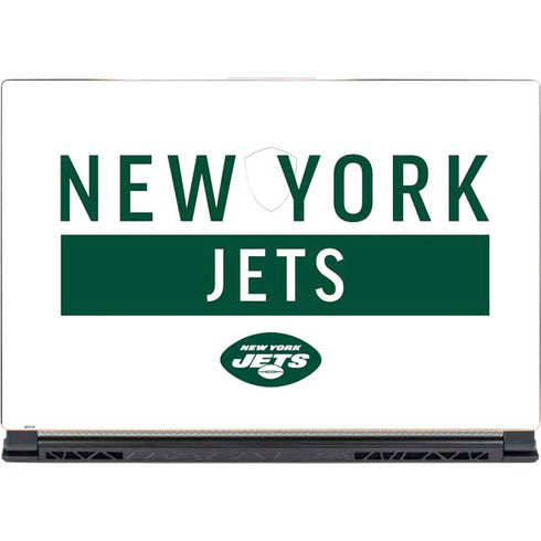 NFL New York Jets White Performance Series MSI GS65 Stealth Laptop Skin