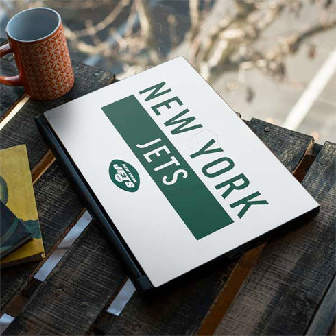 NFL New York Jets White Performance Series MSI GS65 Stealth Laptop Skin